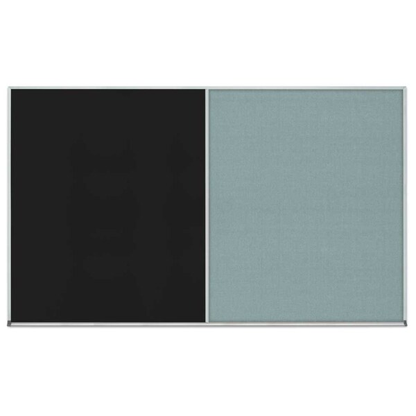 Enclosed Corkboard, 1 Door, 24"x36", 4" Fra, UV3401-BRONZE-BLACK